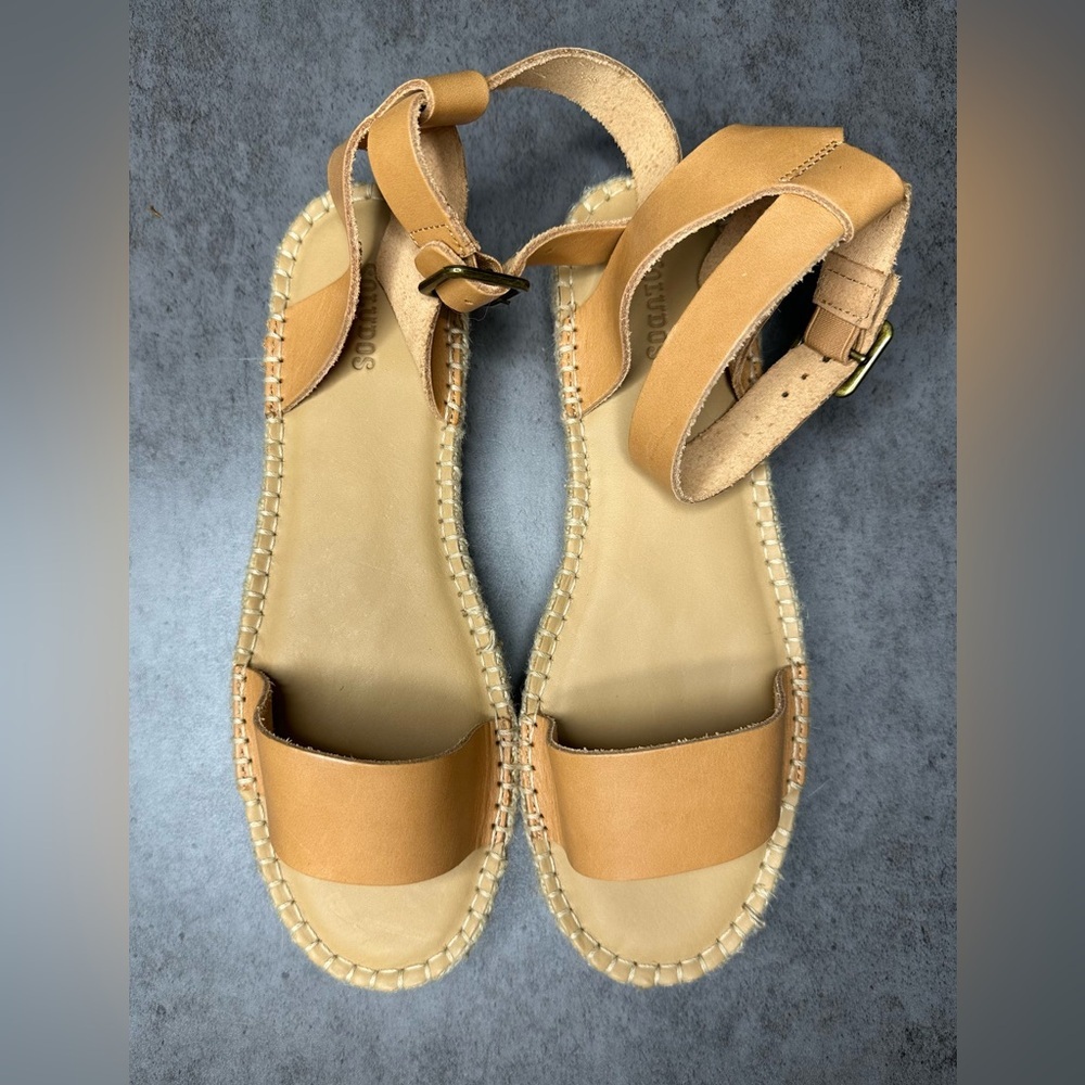 Soludos Cadiz Anthropologie Tan Espadrille Sandals